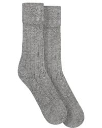 Paul James Knitwear - Alpaca Kenilworth Lounge Socks - Lyst