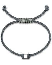 Reis Jewellery - Single Cube Rope Bracelet - Lyst