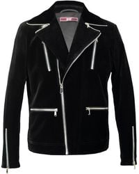 DAVID WEJ - Washington Corduroy Biker Jacket - Lyst