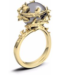 Kasun - Dark Pearl Ring - Lyst