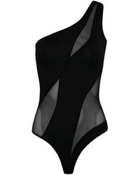 OW Collection - Curve Bodysuit With One Shoulder - Lyst