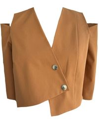 Mirimalist - Moody Jacket Vest Tan - Lyst