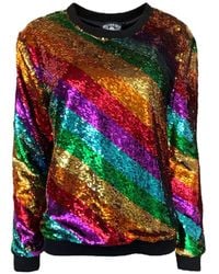 Any Old Iron - Golden Reversible Sequin Sweatshirt - Lyst