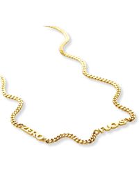 Hoops + Chains LDN - Zero Fucks Chain - Lyst