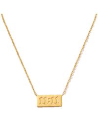 Elk & Bloom - 14K 11:11 Universal Sign Pendant Necklace - Lyst