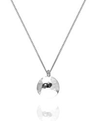 Ana Dyla Isadora Necklace Silver - Metallic