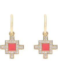 Sheida Farrokhi - Minimal Flower Earrings - Lyst