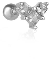 Spero London - Sterling Three Stone Piercing Bead End - Lyst