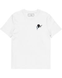 Anchor and Crew - Artist Monkey Organic Cotton Embroidered T-Shirt - Lyst