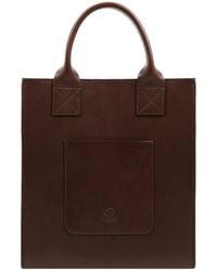 Time Resistance - Leather Tote Bag For - Lyst