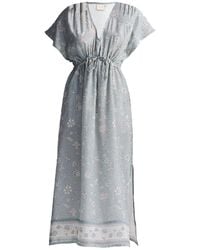 REISTOR - Gathered Maxi Dress - Lyst