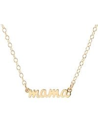 Kris Nations - Mama Charm Necklace Vermeil - Lyst