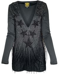 Any Old Iron - Hand-Beaded Fuck Me Dress - Lyst