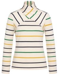 Marianna Déri - Striped Shirt With Twisted Collar - Lyst