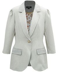 Smart and Joy - Bi-Material Striped Jacket - Lyst