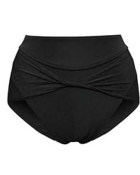 Serotone Swim - High Cut Twist Bottoms - Lyst