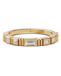 Aya Fine Jewelry - Princess & Emerald Cut Lab Grown Diamond Band Ring - Lyst