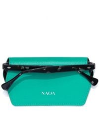 Naoa - Slim Glasses Case Emerald - Lyst