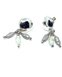 Tg-Jewellery by Tamara Gervasio - Bottone Stud Earrings – Sterling & Freshwater Pearl - Lyst