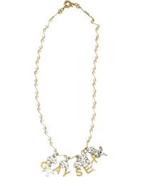 Vickisarge - G*Y S*X Necklace - Lyst