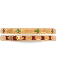 ASSUWA - Lovers Ring With Garnet And Tsavourite - Lyst