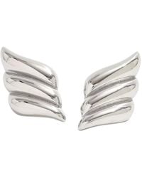 Bermuda Watch Company - Annie Apple Orelia Oversized Ridge Studs - Lyst