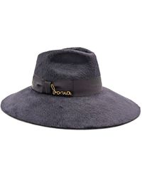 DORIA 1905 - Storm Special Velour Lapin Felt Wide-Brimmed Hat - Lyst