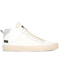 Springa | Unique Vulcanized Sneakers Italian Handmade - Wavy Leather High Top Sole Sneakers - Lyst
