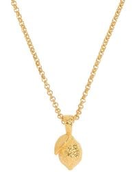 Claire Hill Designs - Lemon Charm Necklace - Lyst