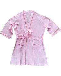 Lilly Loves - Stripe Kimono Robe - Lyst