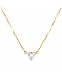Rejected Hearts Club - Story Of Three Hearts Lab Grown Heart Shaped Pendant Necklace - Lyst