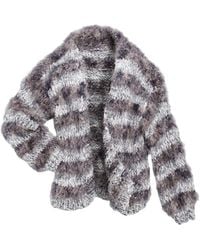 Saachi - Eyelash Hand Knit Cardigan - Lyst