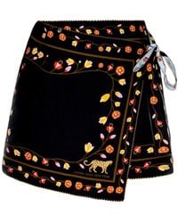 Jessie Zhao New York - Swim Cover Up Skirt-Night Imagination - Lyst