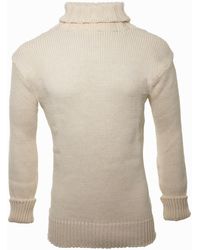 Arthur Beale - Neutrals Oiled Wool Beerenberg Pullover - Lyst