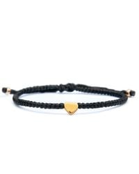Harbour Uk - Vermeil Heart Rope Bracelet - Lyst