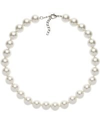 Emma Holland Jewellery - Chunky Pearl & Platinum Necklace - Lyst