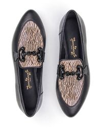 Mandragora Design - Zoe Loafer Shoes With Zebra Pattern - Lyst