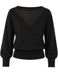 SACHA DRAKE - Chloe Three Quarter Sleeve Knit Top - Lyst