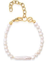Nialaya - Ravello Pearl Bracelet - Lyst