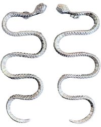 Aki Roc Jewelry - Inca Snake Earrings Sterling - Lyst