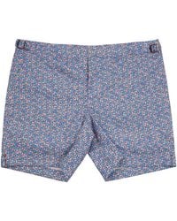 lords of harlech - Neptune Slices Geo Coral Tailored Swim Short - Lyst