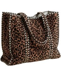 Conscious Yoga Collective - Neutrals The Velvet Leopard Tote - Lyst