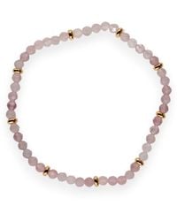 Belinda Jewelz - Rose Quartz Beaded Bracelet - Lyst