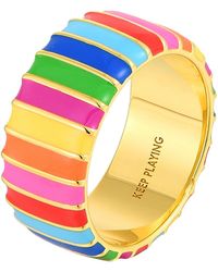 Pinnole - Multicolour Thick Ring - Lyst