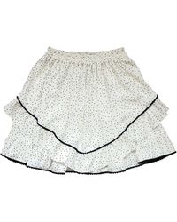 2KStyle - Agua Ruffled Polka-Dot Elasticated Mini Skirt - Lyst