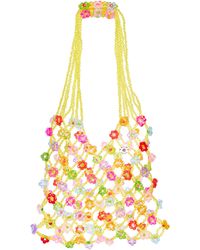 Tillie Beads - Sunshine Bloom Floral Beaded Shoulder Bag - Lyst