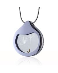 My Little Nature - Designer Jewelry Necklace With Natural Sustainable Dandelion Seeds – Handcrafted Necklace -Unique Nature-Inspired Pendant - Lyst