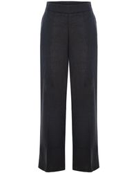 Women & Women - Linen Palazzo Pants With Double-Fold Hem - Lyst