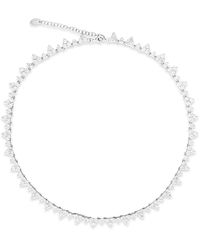SHYMI - Cluster Tennis Necklace - Lyst