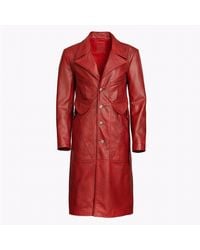 Zasta Studio - The Planet Long Coat Leather Jacket - Lyst